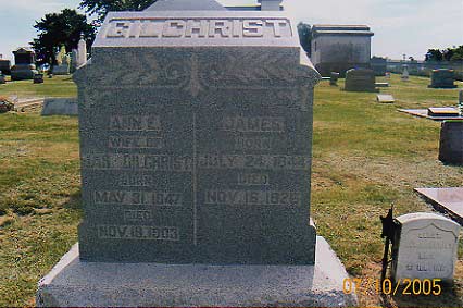 James Gilchrist Grave
