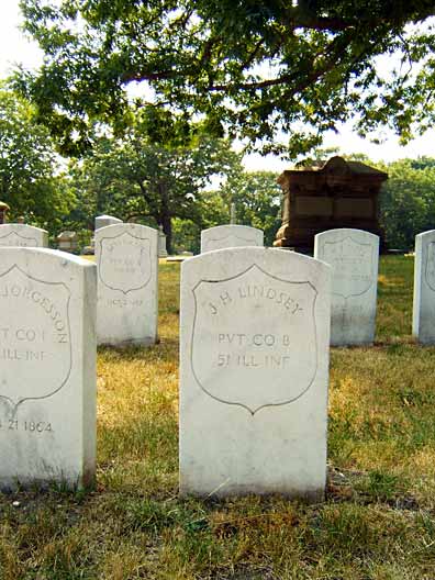 James Lindsay Gravestone at Rosehill Cemetery, Chicago