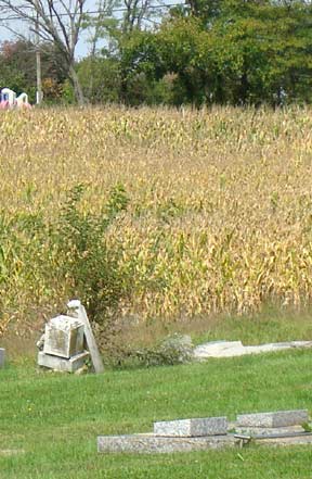 distant view of Walton gravestone